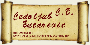 Čedoljub Butarević vizit kartica